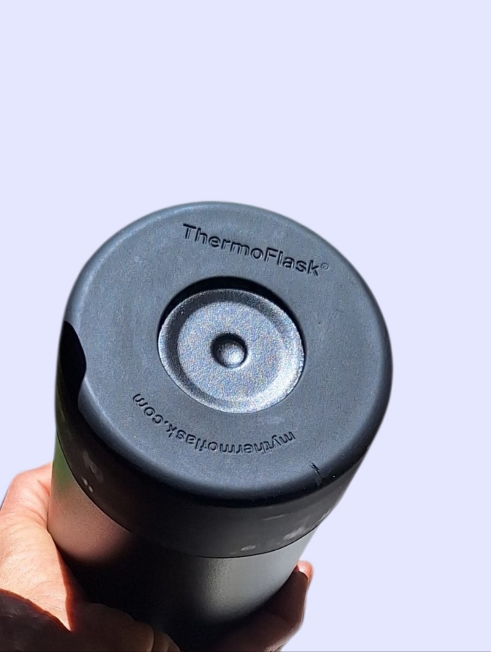 ThermoFlask Black Insulated Stainless Steel Water Bottle 40 Oz. - Picture 2 of 7